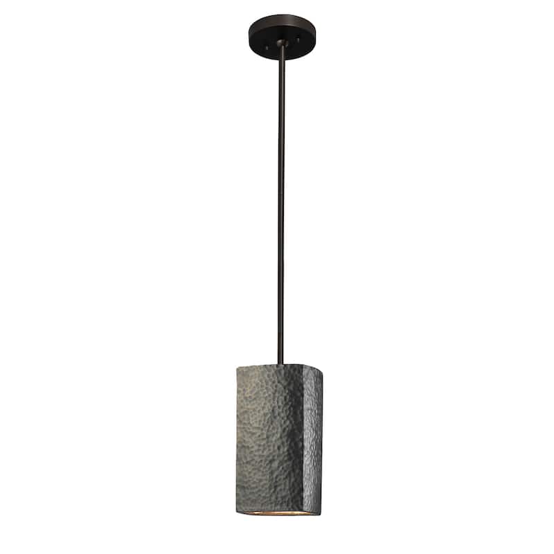 Justice Design Group Rectangle Pendant - Rigid Stem