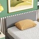 preview thumbnail 22 of 24, Modern Twin Bed with Footboard Bench Ideal for Any Youthful Bedroom