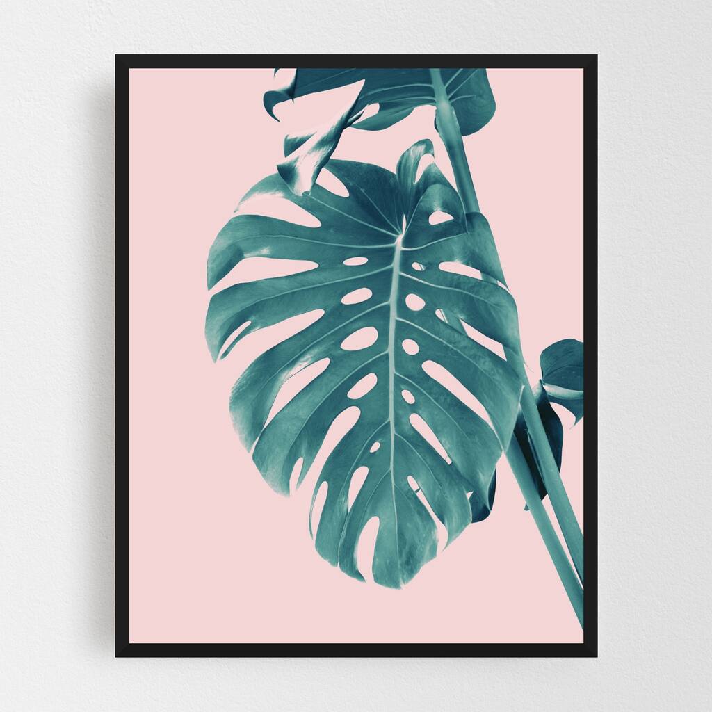 Botany Family Floral Botanical Flower Framed Wall Art Print