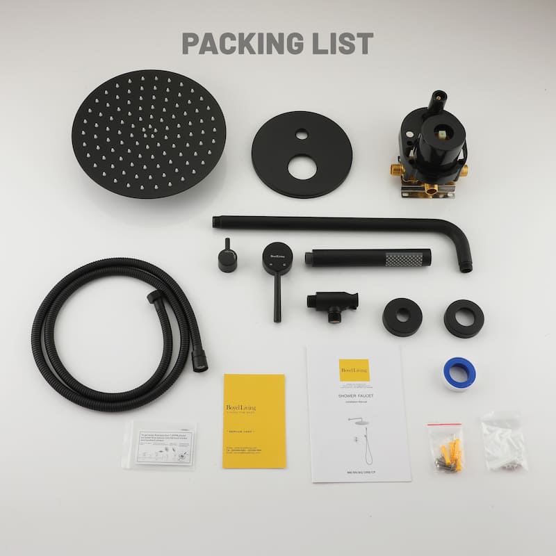 2-Function 10-In Wall Mounted Shower System