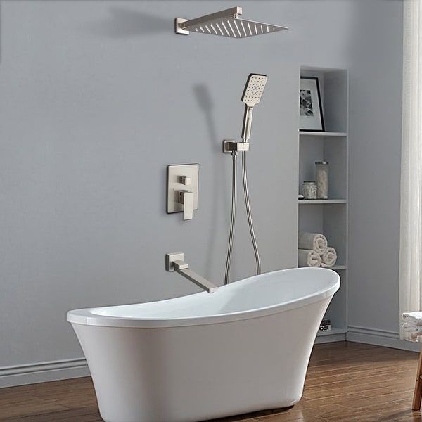 10"Square Waterfall Shower Head System