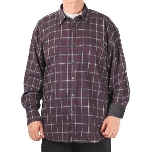 big and tall plaid shirts