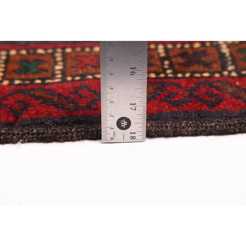 ECARPETGALLERY Hand-knotted Teimani Brown, Red Wool Rug - 3'6 x 6'4