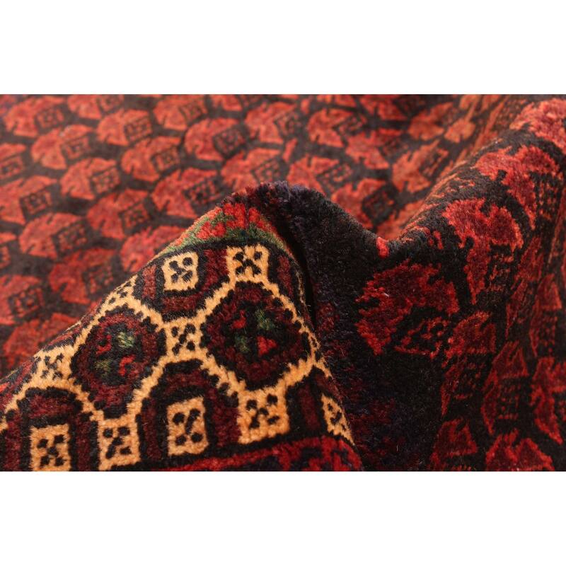 ECARPETGALLERY Hand-knotted Teimani Dark Brown Wool Rug - 2'9 x 4'8