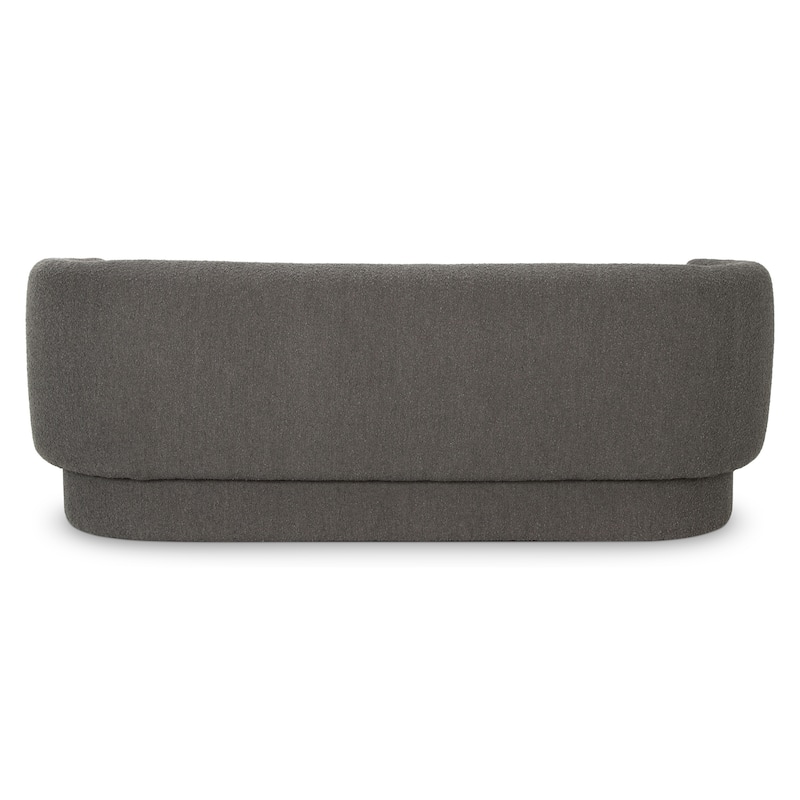 Aurelle Home Modern Fuzzy Upholstered Sofa