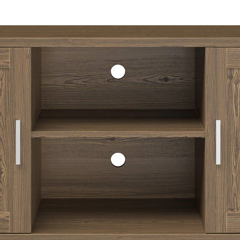 Bridgevine Home Briggs Modern 60 Inch TV Stand Console for TVs up to 65 inches