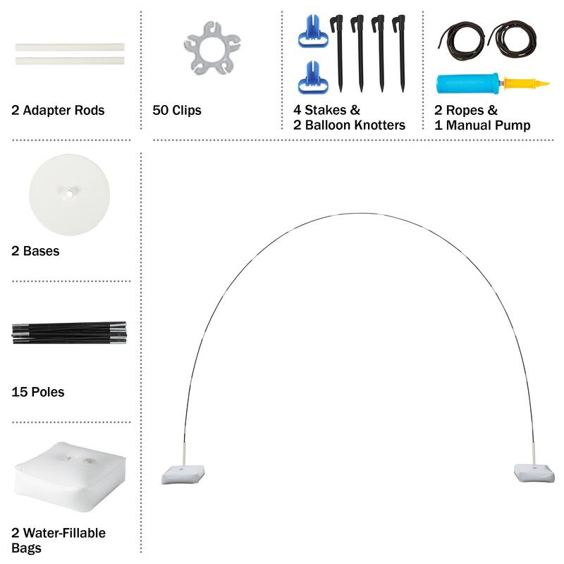 Balloon Arch Kit – Reusable DIY Backdrop Stand by Great Northern Popcorn