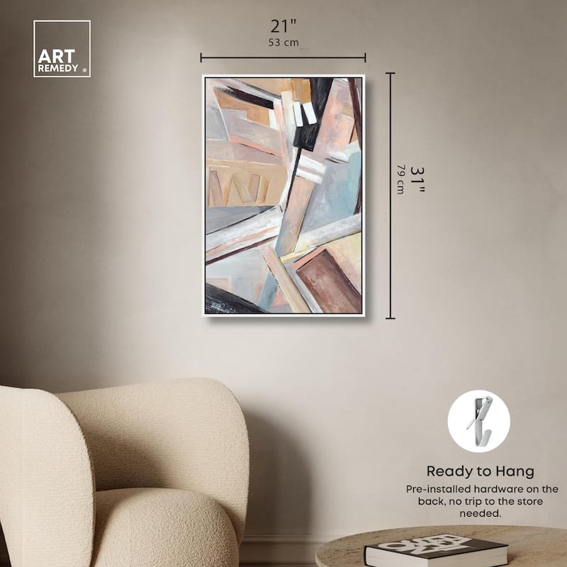 Balancing Lines II Canvas by Art Remedy