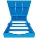 preview thumbnail 89 of 113, Shoreside Modern Poly Eco-Friendly All Weather Reclining Chaise Lounge With Wheels and Side Table (2-Piece Set)