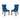 Velvet Dining Chairs in Blue
