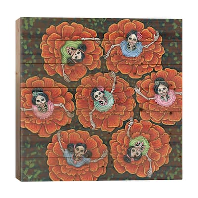 Bailemos Print On Wood by Holly Wood - Multi-Color