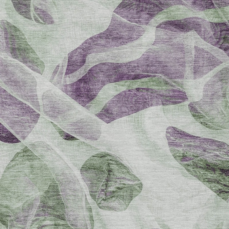 HomeRoots Abstract Transitional Rectangle Outdoor Rug