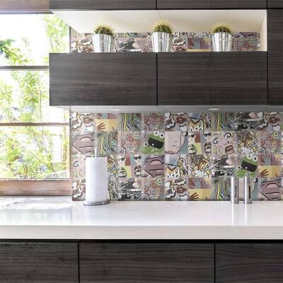 Merola Tile Bombato Decor York 5.88" x 5.88" Ceramic Wall Tile