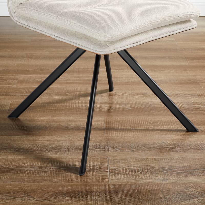 Art Leon Modern Swivel Accent Chair (Set of 2)