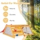 preview thumbnail 7 of 6, 5-in-1 Jungle Gym Wooden Wall Climber Playground with Slide Rock Wall Rope Perfect for Kids' Rooms - 73" x 57" x 24" (L x W x W)