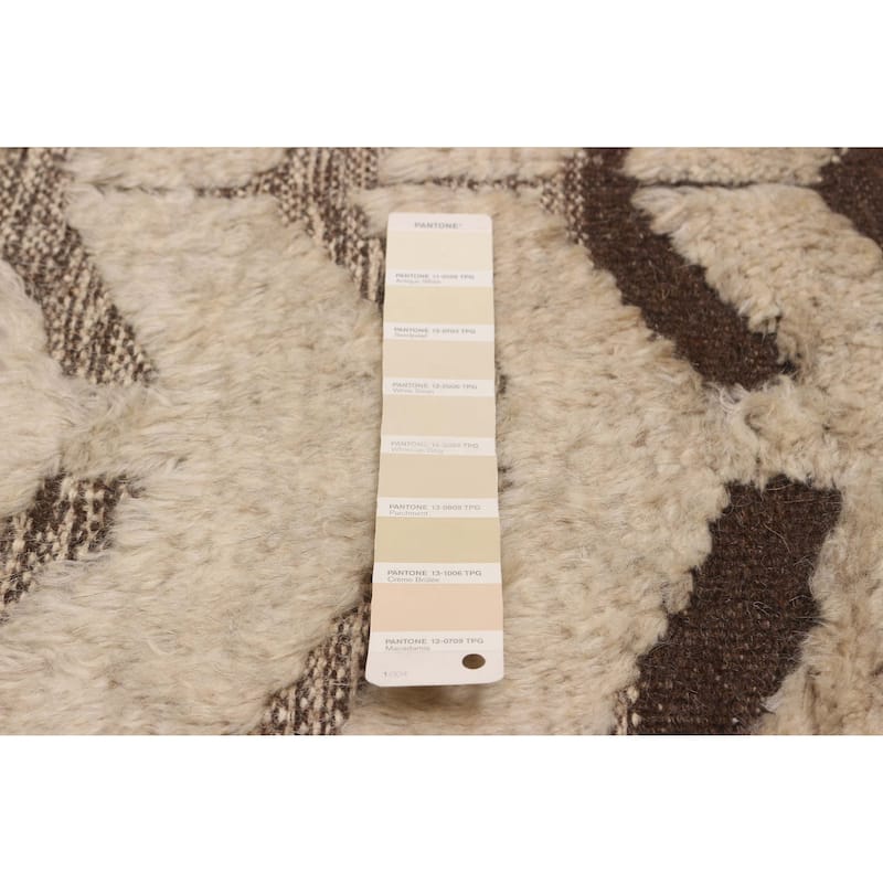 ECARPETGALLERY Hand-knotted Tangier Ivory Wool Rug - 8'4 x 12'0