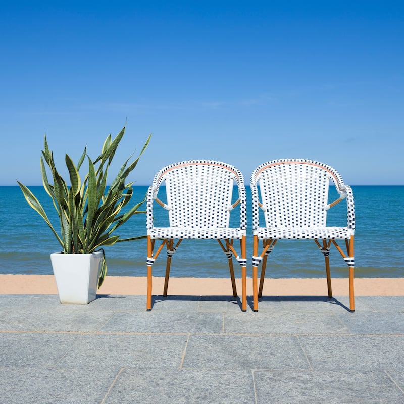 SAFAVIEH Doreth Arm Chair (Set of 2) - 23Wx36Dx25H