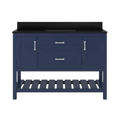 CRAFT + MAIN LSVT4922D-QBG Lawson 49" Free Standing Single Basin