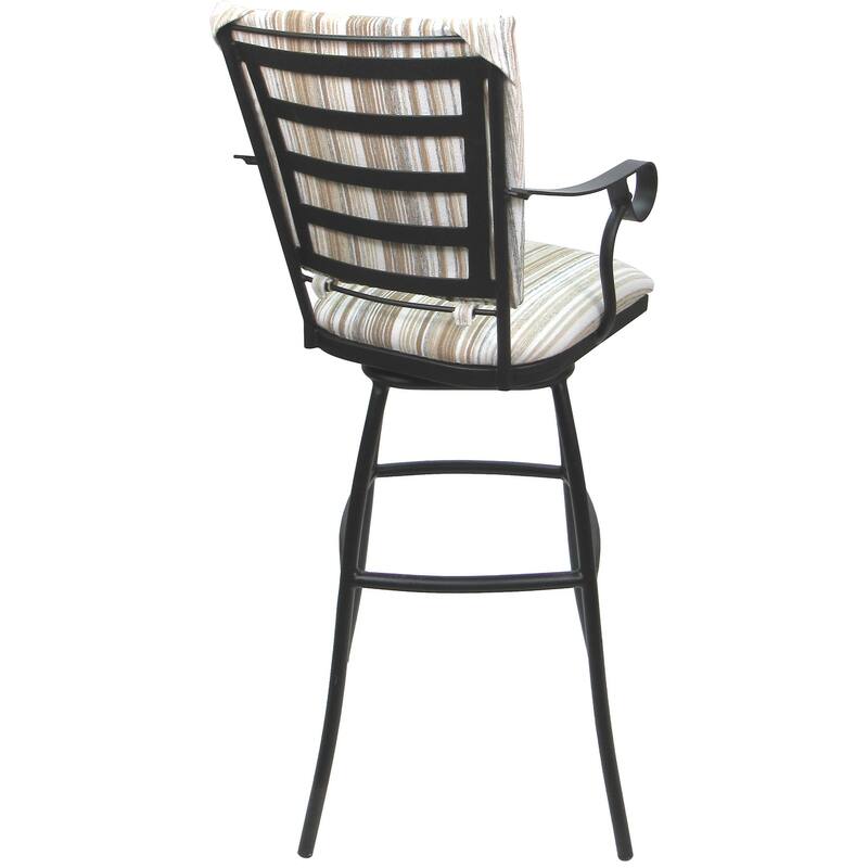 Set of 3 Outdoor Indoor Bar Stool Counter Extra Tall - Jenna PB Arms