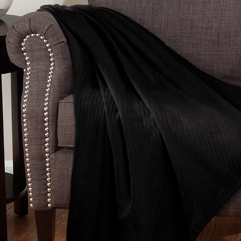 Superior Diamond Weave All-Season Bedding Cotton Blanket