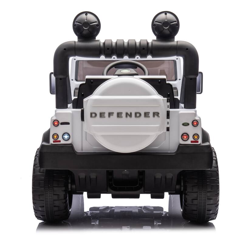Electric Ride-On Land Rover Defender 90 for Kids Ages 3-7 Realistic 24V Battery Powered Car Ideal Holiday Gift