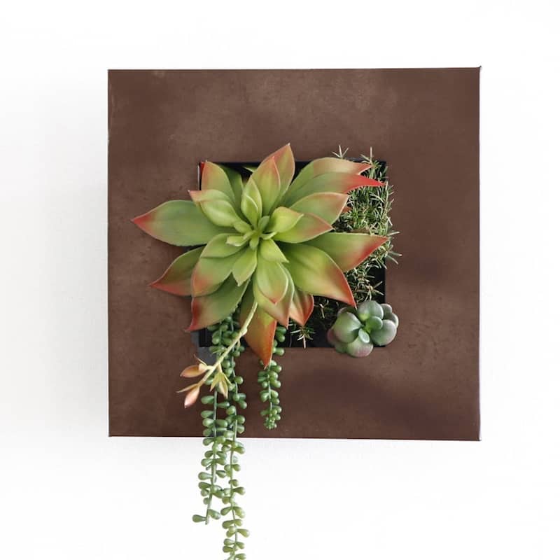 Carson Carrington Tasback Galvanized Steel/ Zinc Succulent Planter