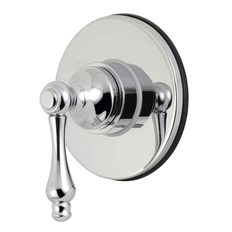 Kingston Brass Single-Handle Three-Way Diverter Valve with Trim Kit - Polished Chrome