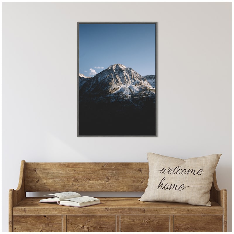 Kate and Laurel Sylvie Yosemite Mountain Landscape Framed Canvas by Patricia Hasz of Patricia Rae Photography
