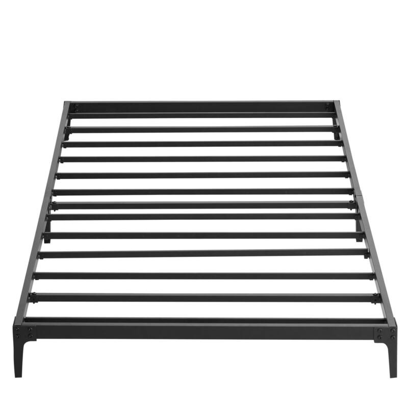 Heavy Duty Metal Platform Bed Frame - Black 6" Twin - Twin