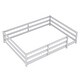 preview thumbnail 11 of 10, Grey Floor Bed with Fence,Wood Kids Bed,Full Size