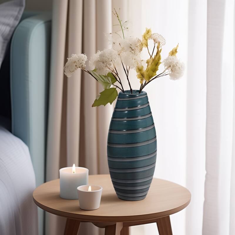 Glass Decorative Tray Marbled Swirl Pattern Modern Design Home Office