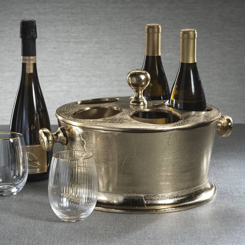 Serrano Metal Bottle Wine Holder