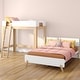 preview thumbnail 30 of 36, Max and Lily L-Shaped Twin over Queen Bunk Bed with Ladder on End