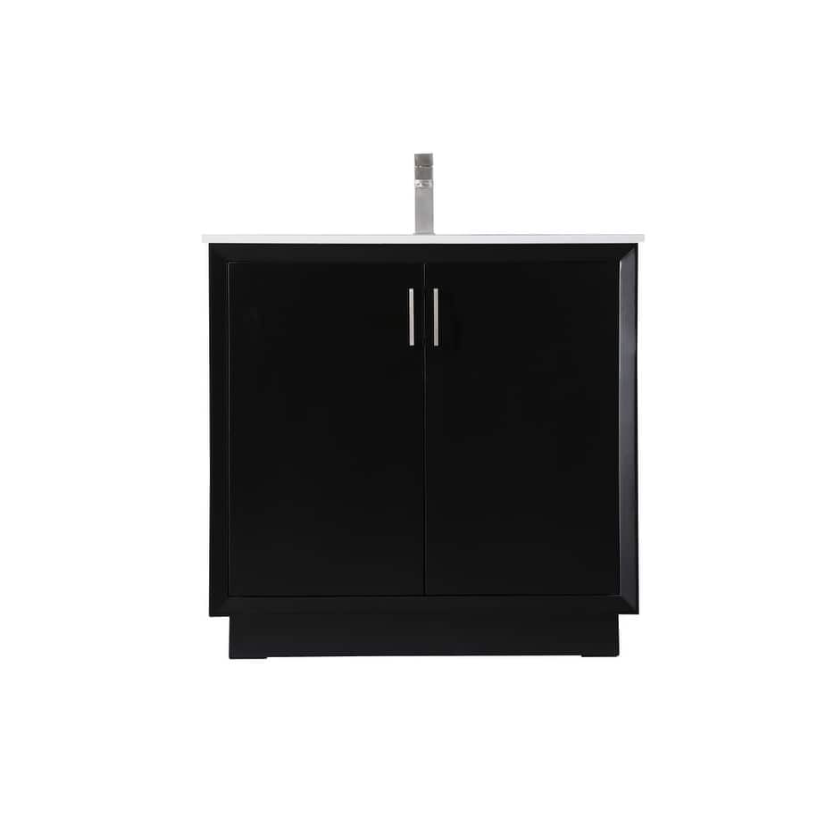 Elegant Lighting VF19636 Hayes 36" Free Standing Single Basin Vanity