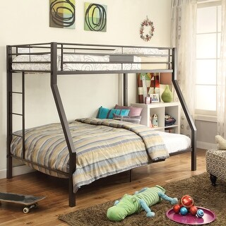 Metal Twin Over Full Bunk Bed