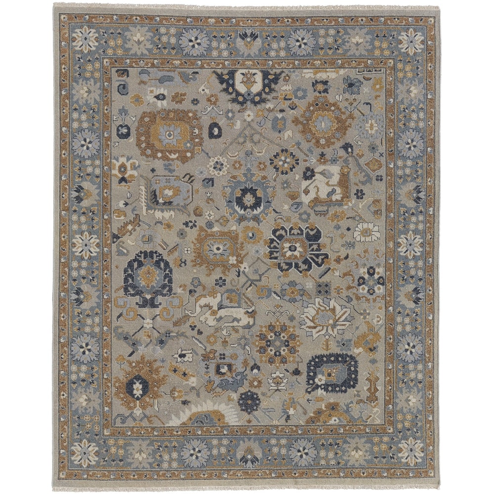 Grand Bazaar Aleska Hand Knotted Oriental Traditional Area Rug