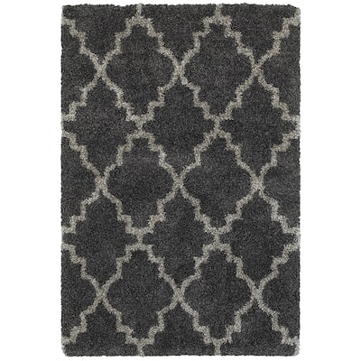 Style Haven Menlo Quatrafoil Shag Rug
