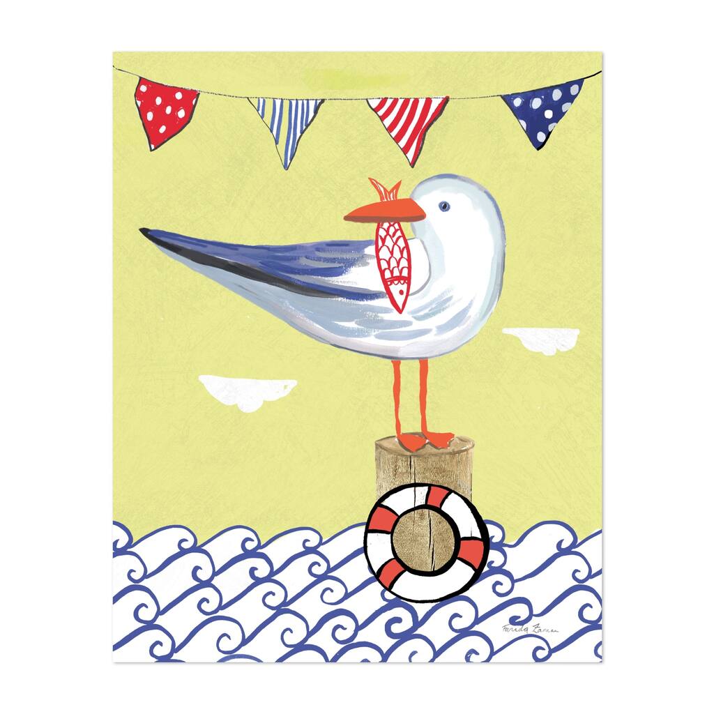 Coastal Bird II Illustrations Animals Beach Birds Art Print/Poster