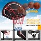 preview thumbnail 6 of 8, Portable Basketball Hoop Stand with Wheels and 2 Nets