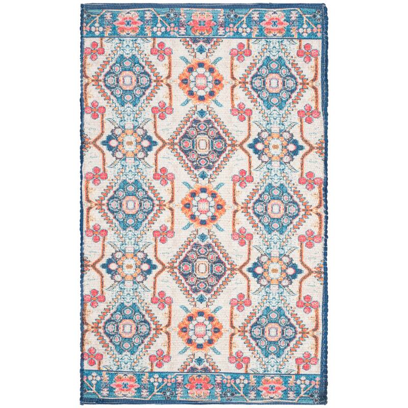 SAFAVIEH Handmade Saffron Bryana Modern Tribal Cotton Rug