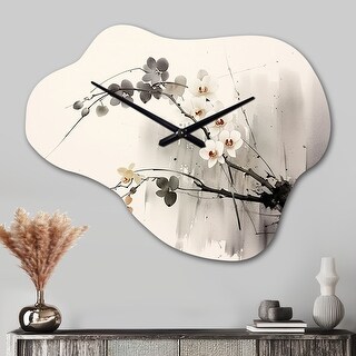 Designart - Asian Art Monkey III - Asian Art Large Wall Clocks - Global ...