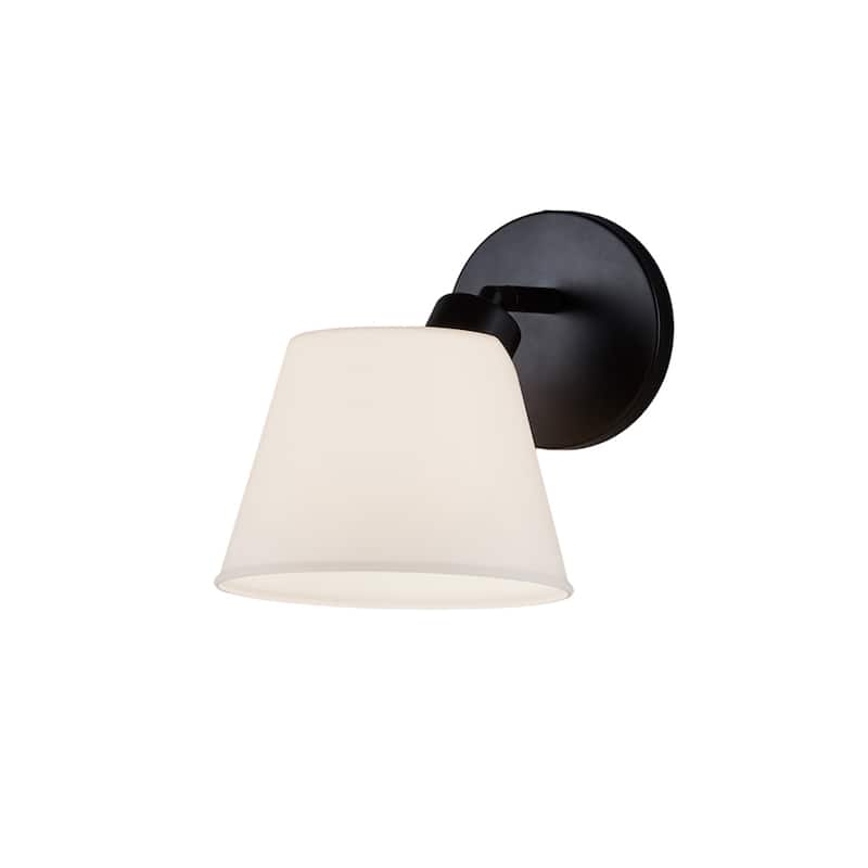 Justice Design Group Envoy 1-Light Wall Sconce with Opal Glass Shade