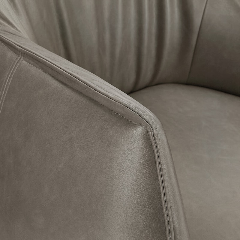 Brno Leather Gel Accent Chair by iNSPIRE Q Modern
