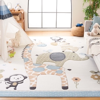 SAFAVIEH Carousel Kids Brandusa Animal Rug