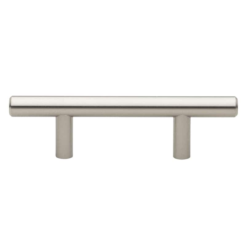 GlideRite 5-inch Solid Stainless Steel Finish 2.5 inch CC Cabinet Bar Pulls (Pack of 10)