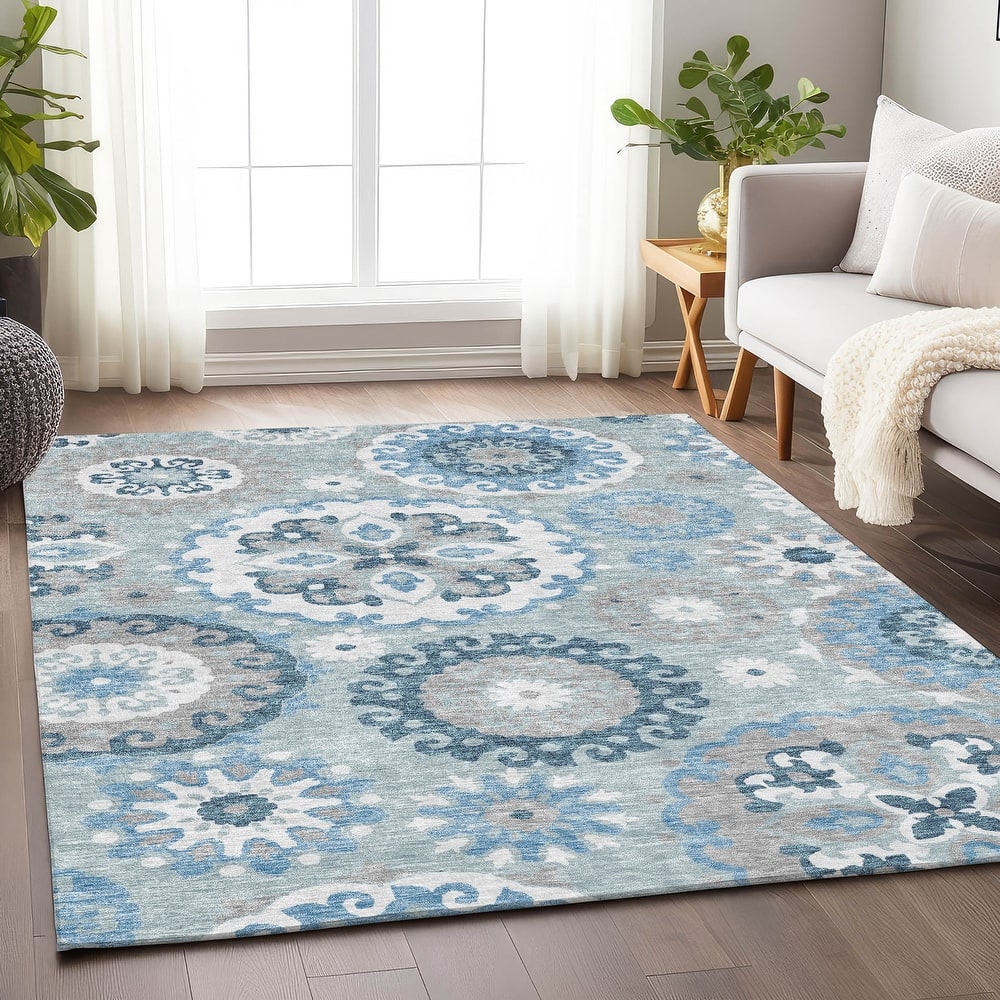 Premium Washable Super Soft Boho Suzani Mayfield Rug