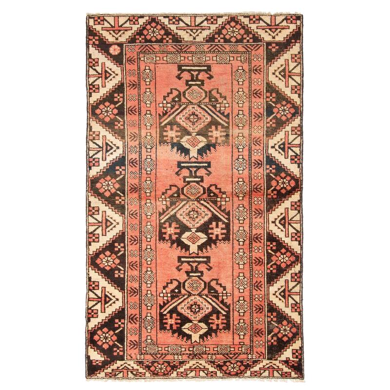 ECARPETGALLERY Hand-knotted Andelz Copper Wool Rug - 3'7 x 6'1