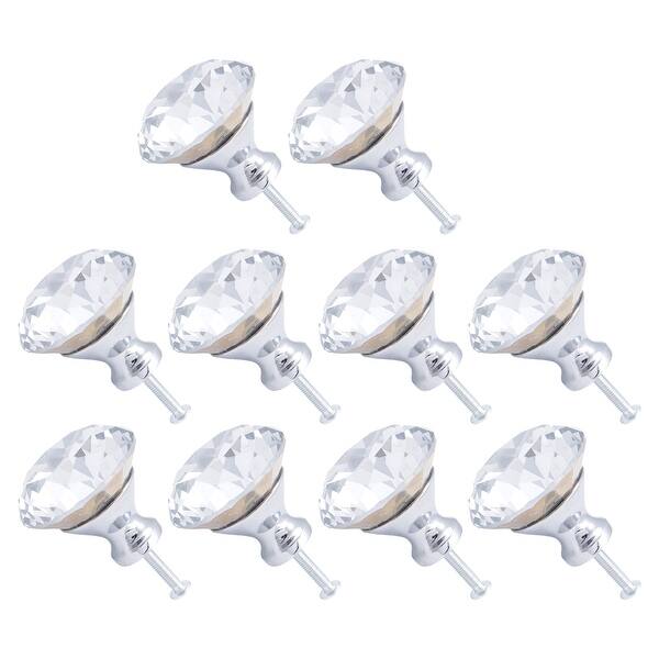 Shop Crystal Knob Drawer Pull Handle Wardrobe Dresser Cabinet