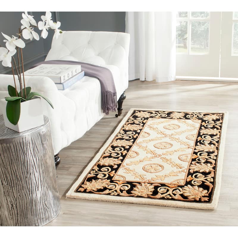 SAFAVIEH Handmade Naples Kuralay Traditional Oriental Wool Rug