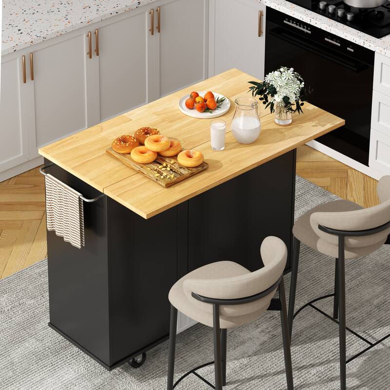Futzca Storage Kitchen Island Cart